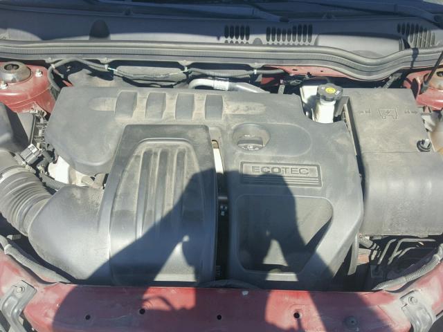 1G2AS18H397209952 - 2009 PONTIAC G5 MAROON photo 7
