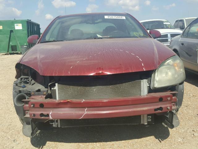 1G2AS18H397209952 - 2009 PONTIAC G5 MAROON photo 9