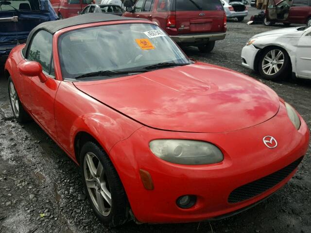 JM1NC25F460109849 - 2006 MAZDA MX-5 MIATA RED photo 1