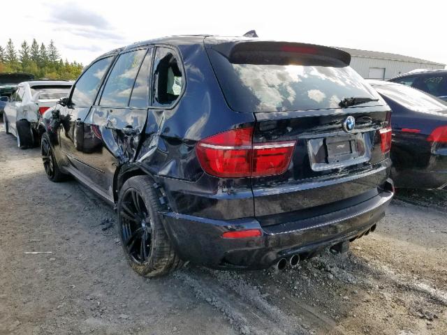 5YMGY0C54D0C11586 - 2013 BMW X5 M BLUE photo 3