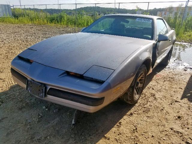 1G2FS87S2FL633394 - 1985 PONTIAC FIREBIRD GRAY photo 2