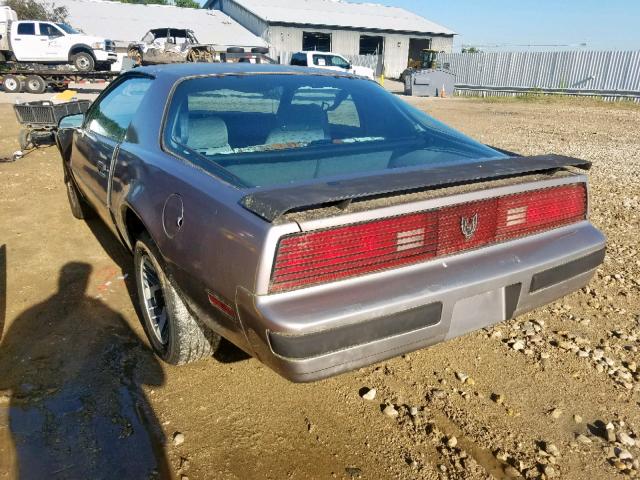 1G2FS87S2FL633394 - 1985 PONTIAC FIREBIRD GRAY photo 3