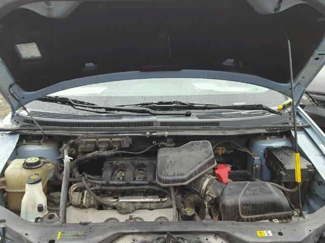 2FMDK38C28BB44800 - 2008 FORD EDGE SEL BLUE photo 7