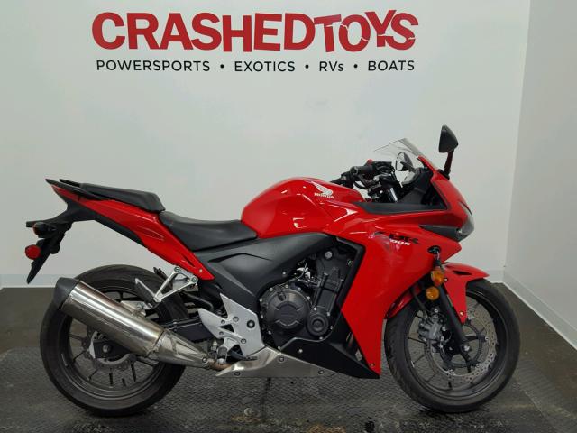 MLHPC4403D5000636 - 2013 HONDA CBR500 RA- RED photo 1