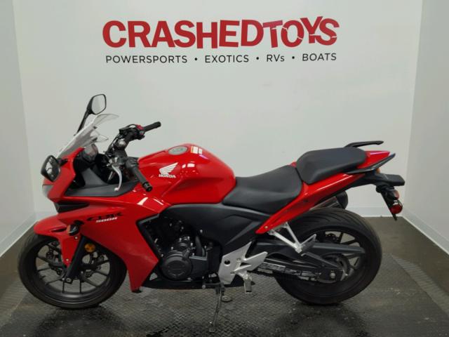 MLHPC4403D5000636 - 2013 HONDA CBR500 RA- RED photo 3