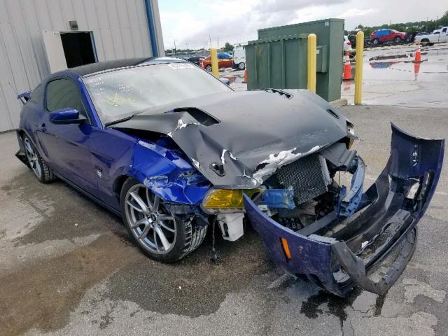 1ZVBP8CF4E5251467 - 2014 FORD MUSTANG GT BLUE photo 1