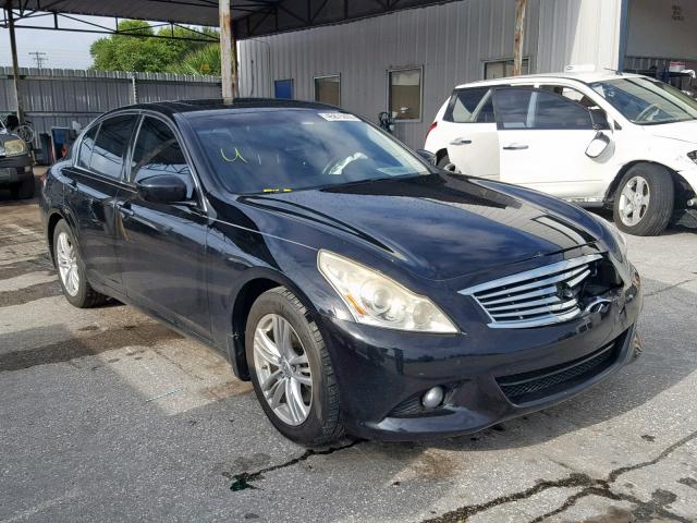 JN1CV6AP9AM401203 - 2010 INFINITI G37 BASE BLACK photo 1