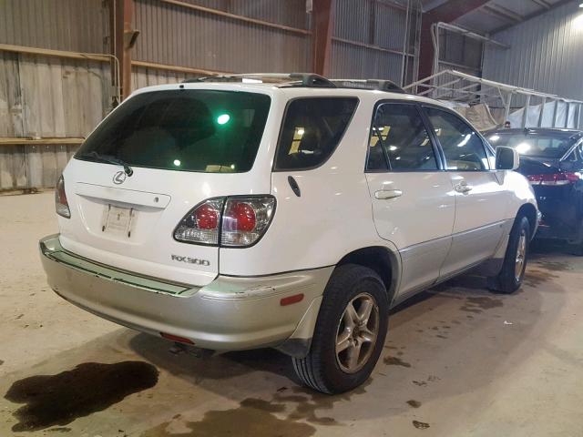 JTJGF10U710103548 - 2001 LEXUS RX 300 WHITE photo 4