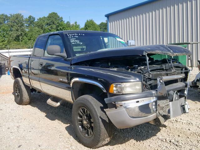 3B7KF23631G234942 - 2001 DODGE RAM 2500 BLACK photo 1