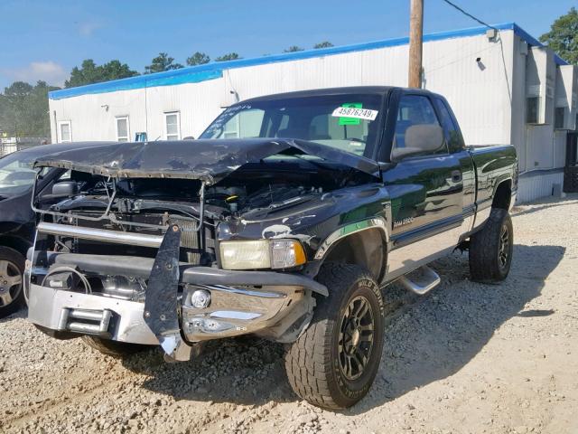 3B7KF23631G234942 - 2001 DODGE RAM 2500 BLACK photo 2