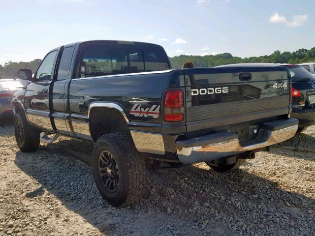 3B7KF23631G234942 - 2001 DODGE RAM 2500 BLACK photo 3