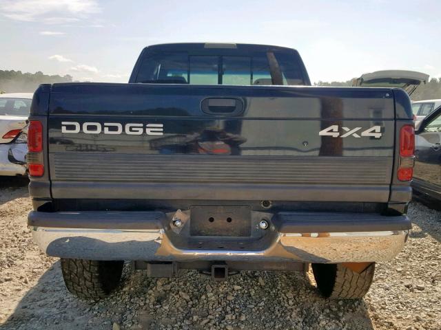 3B7KF23631G234942 - 2001 DODGE RAM 2500 BLACK photo 9