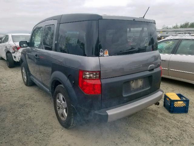 5J6YH27605L029743 - 2005 HONDA ELEMENT EX GRAY photo 3