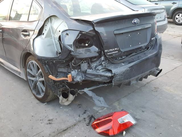 JF1VA1H68J9832710 - 2018 SUBARU WRX LIMITE GRAY photo 9