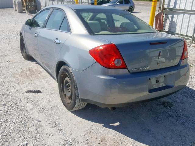 1G2ZF57B684126057 - 2008 PONTIAC G6 VALUE L SILVER photo 3