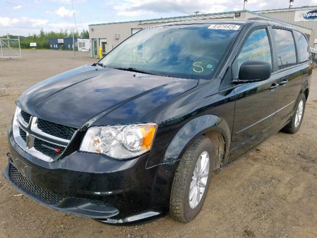 2C4RDGBG6ER330494 - 2014 DODGE GRAND CARA BLACK photo 2