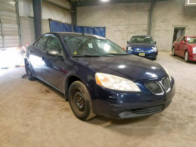 1G2ZF57B984149834 - 2008 PONTIAC G6 VALUE L BLUE photo 1