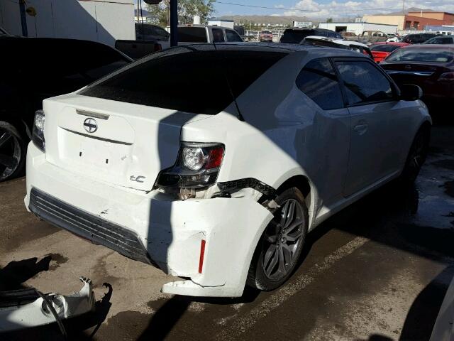 JTKJF5C79FJ004276 - 2015 TOYOTA SCION TC WHITE photo 4