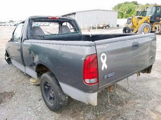 1FTRF17262NB30289 - 2002 FORD F150 GRAY photo 3