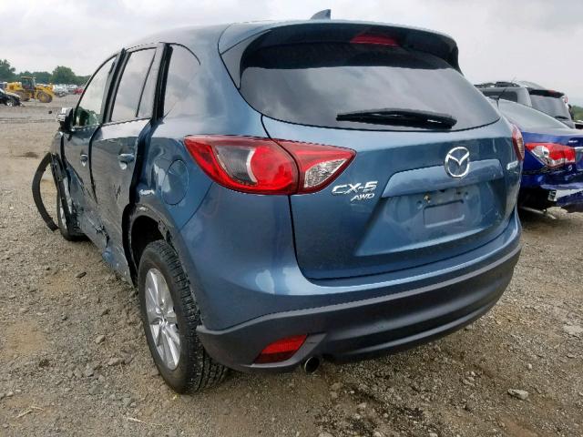 JM3KE4CY5F0485416 - 2015 MAZDA CX-5 TOURI BLUE photo 3