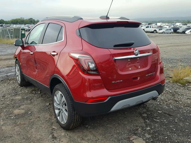 KL4CJESB9JB569581 - 2018 BUICK ENCORE PRE RED photo 3