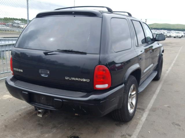 1B4HS78Z82F155658 - 2002 DODGE DURANGO R/ BLACK photo 4