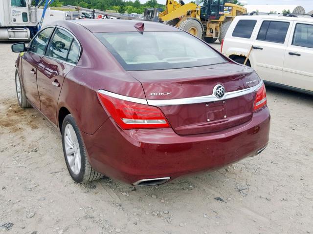 1G4GB5G32FF186308 - 2015 BUICK LACROSSE BURGUNDY photo 3