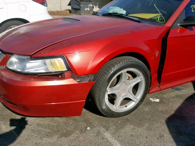 1FAFP45X4XF150127 - 1999 FORD MUSTANG GT RED photo 9