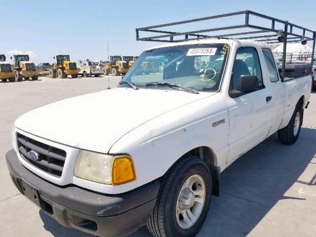 1FTYR14V01PB31975 - 2001 FORD RANGER SUP WHITE photo 2