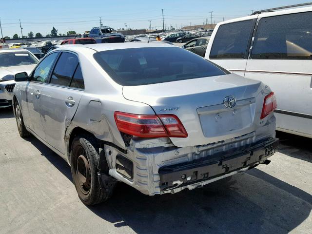 4T1BE46K57U727787 - 2007 TOYOTA CAMRY NEW SILVER photo 3