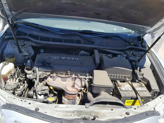 4T1BE46K57U727787 - 2007 TOYOTA CAMRY NEW SILVER photo 7