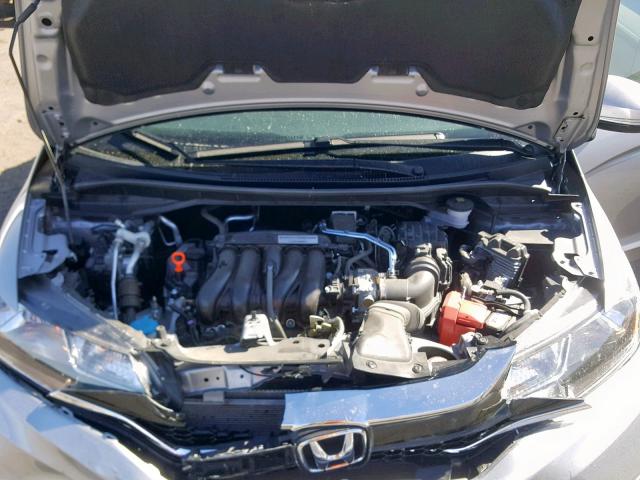 3HGGK5H42KM702223 - 2019 HONDA FIT LX SILVER photo 7