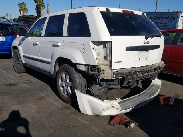 1J8GS48K28C129043 - 2008 JEEP GRAND CHER WHITE photo 3