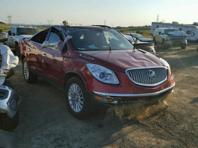 5GAKVCED6CJ330748 - 2012 BUICK ENCLAVE RED photo 1