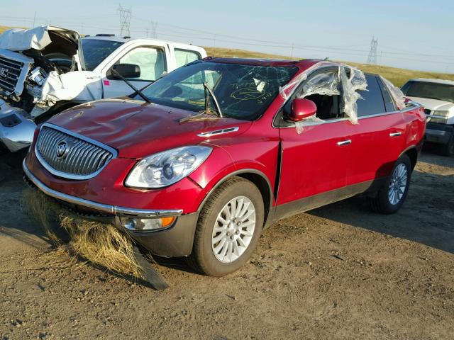 5GAKVCED6CJ330748 - 2012 BUICK ENCLAVE RED photo 2