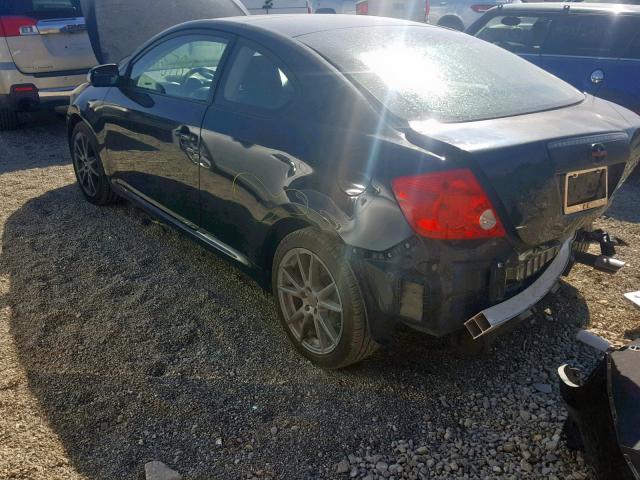 JTKDE167460111357 - 2006 TOYOTA SCION TC შავი ფოტო 3