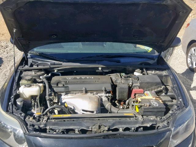 JTKDE167460111357 - 2006 TOYOTA SCION TC შავი ფოტო 7