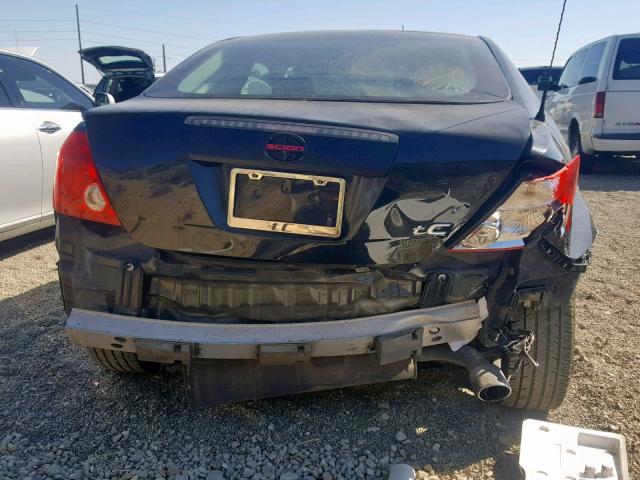 JTKDE167460111357 - 2006 TOYOTA SCION TC შავი ფოტო 9