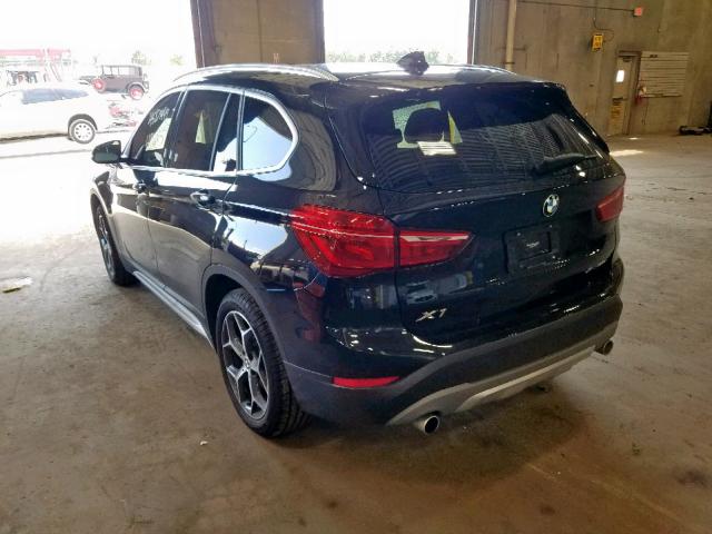 WBXHT3C36J5L31965 - 2018 BMW X1 XDRIVE2 BLACK photo 3