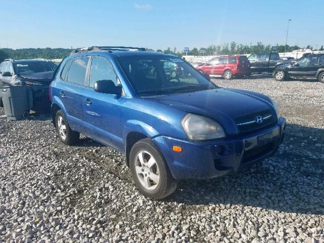 KM8JM12BX6U359141 - 2006 HYUNDAI TUCSON GL BLUE photo 1