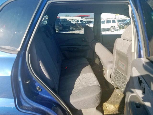 KM8JM12BX6U359141 - 2006 HYUNDAI TUCSON GL BLUE photo 6