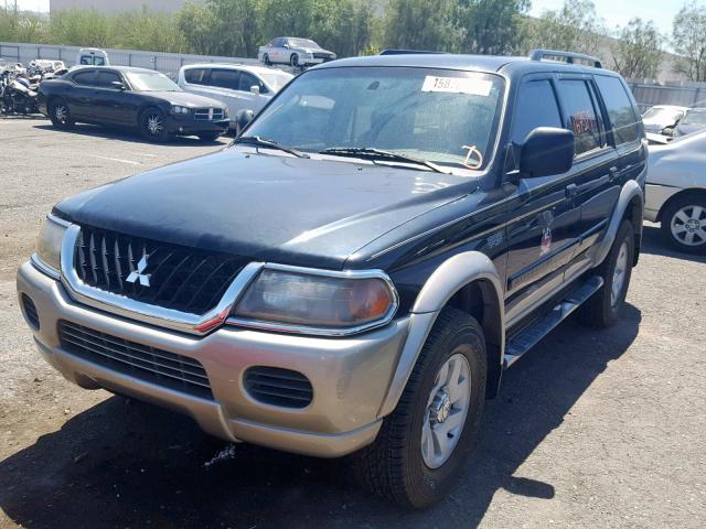 JA4LS31R02J023260 - 2002 MITSUBISHI MONTERO SP BLACK photo 2