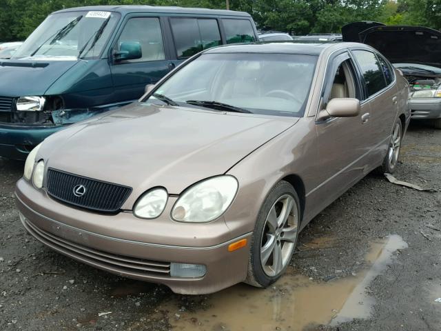 JT8BD68S1W0042724 - 1998 LEXUS GS 300 BROWN photo 2