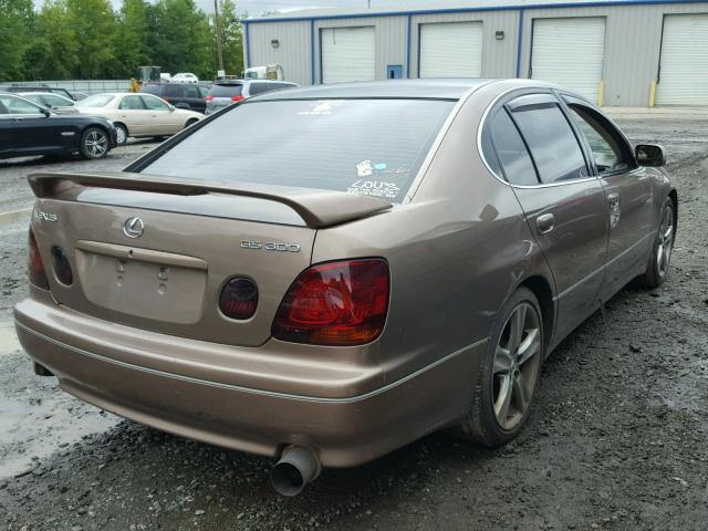 JT8BD68S1W0042724 - 1998 LEXUS GS 300 BROWN photo 4