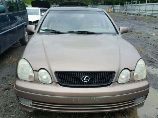 JT8BD68S1W0042724 - 1998 LEXUS GS 300 BROWN photo 9