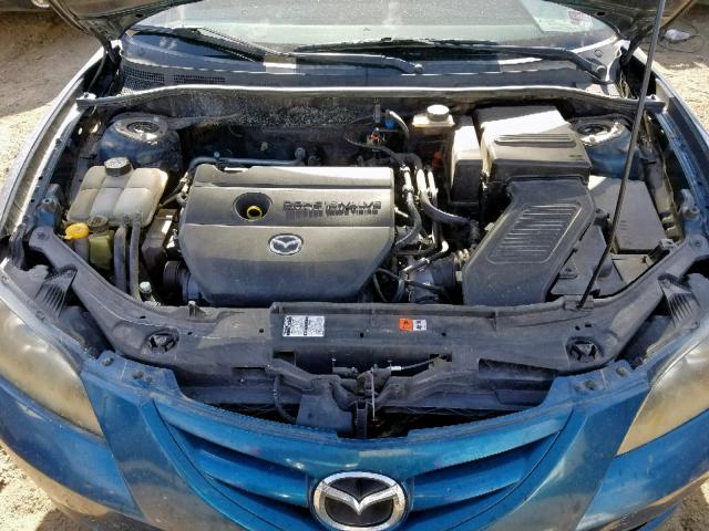 JM1BK323381811910 - 2008 MAZDA 3 S BLUE photo 7