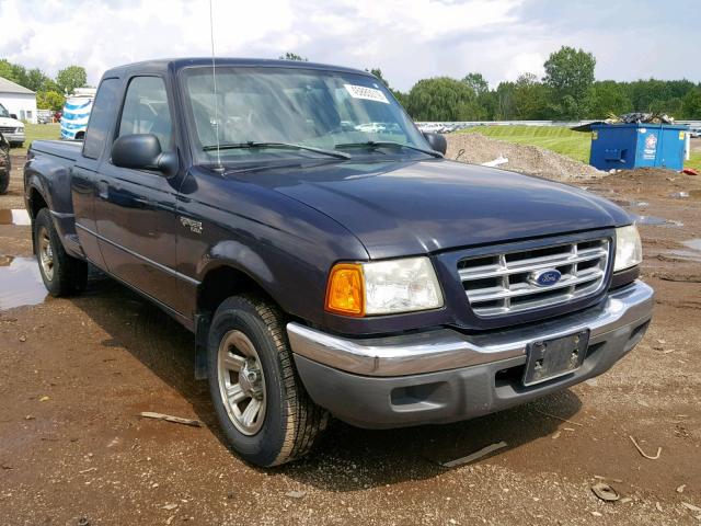 1FTYR44V52PB40545 - 2002 FORD RANGER SUP BLUE photo 1