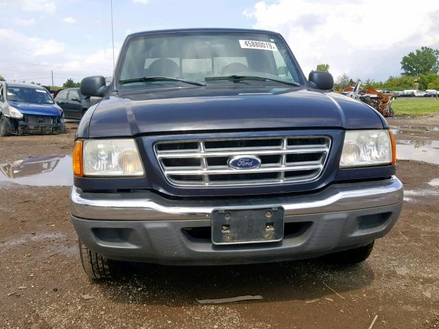 1FTYR44V52PB40545 - 2002 FORD RANGER SUP BLUE photo 9