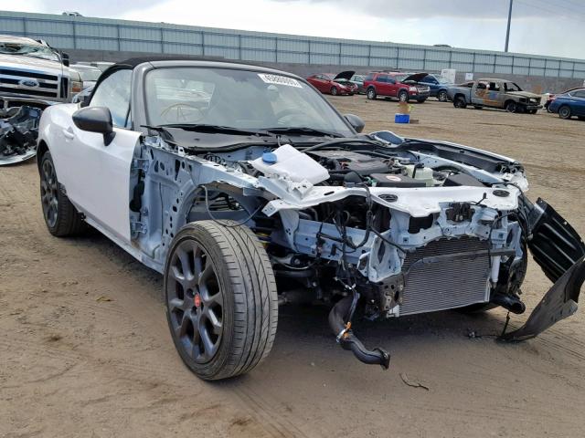 JC1NFAEK4H0116086 - 2017 FIAT 124 SPIDER WHITE photo 1