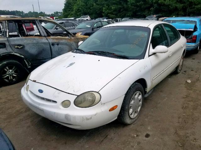 1FALP52U8VA221097 - 1997 FORD TAURUS GL WHITE photo 2